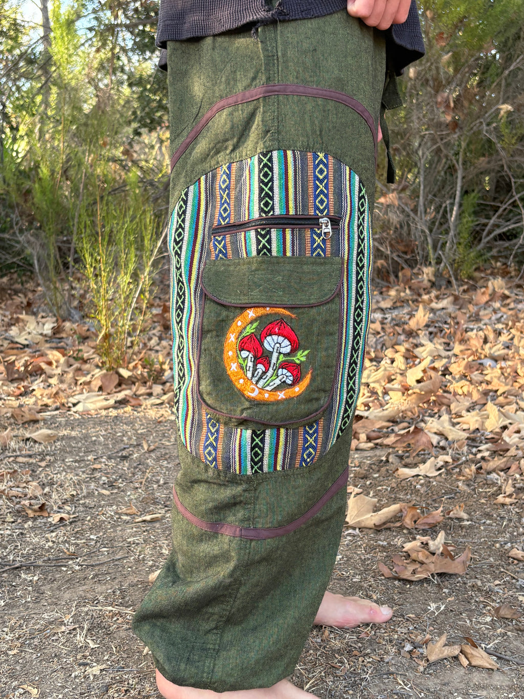 Fungi Festival & Harem Pants - Green