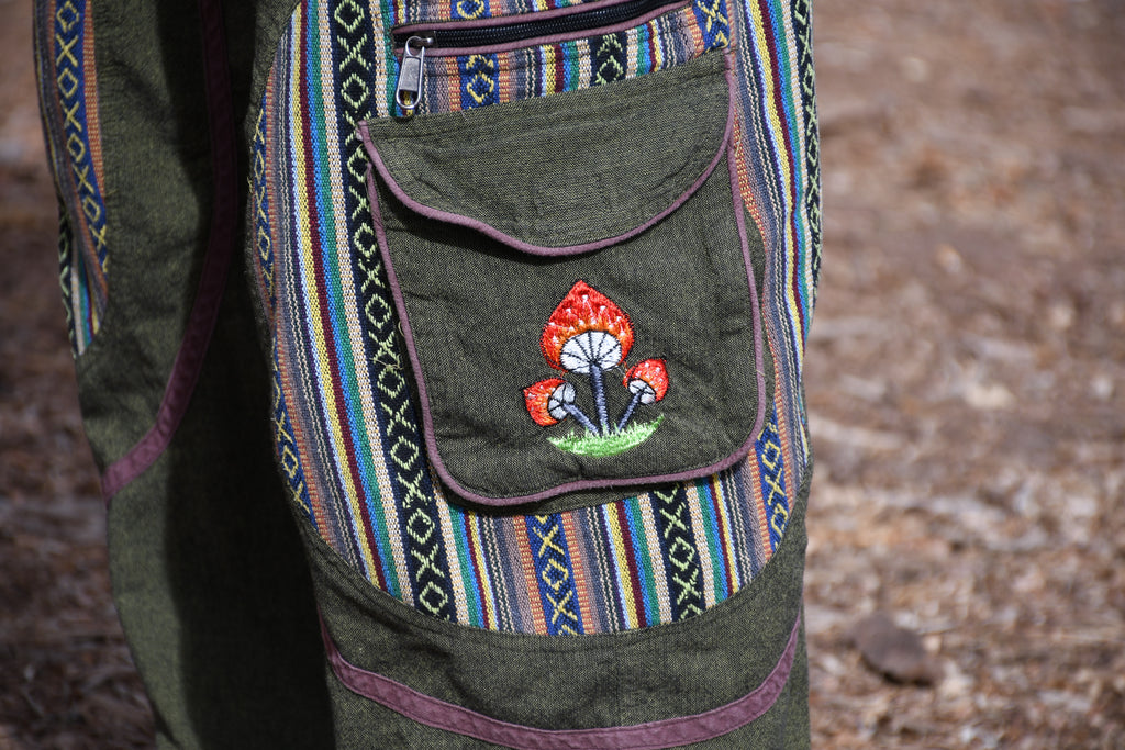 Fungi Festival & Harem Pants - Green