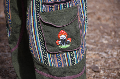 Fungi Festival & Harem Pants - Green