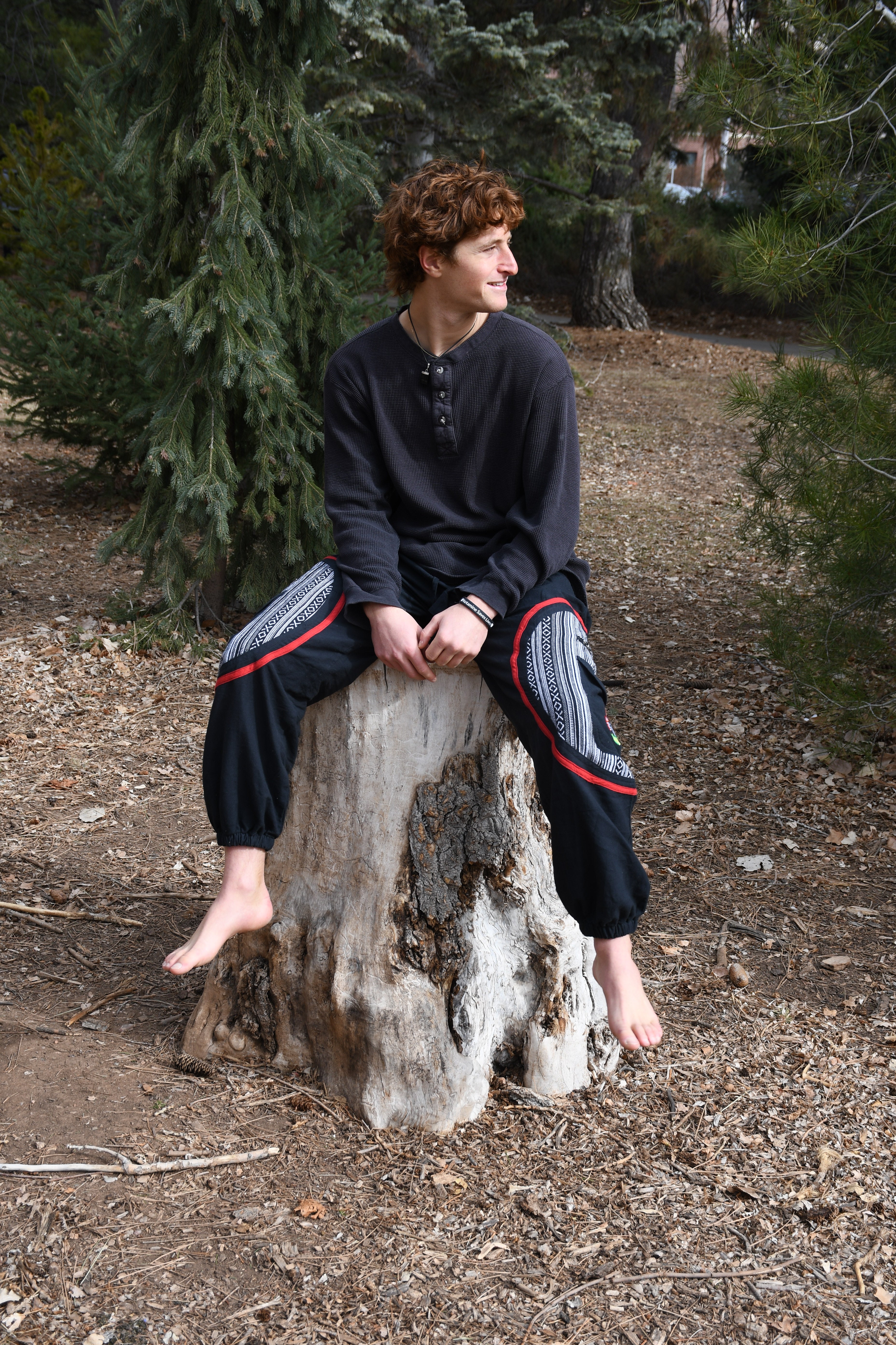 Fungi Festival & Harem Pants - Black